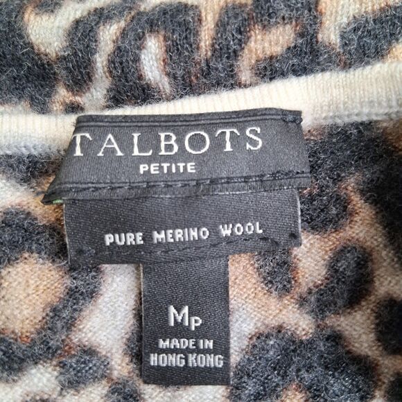 Talbots Sweater Kid's Animal Print Knit Size - See Description Comments - Picture 2 of 9
